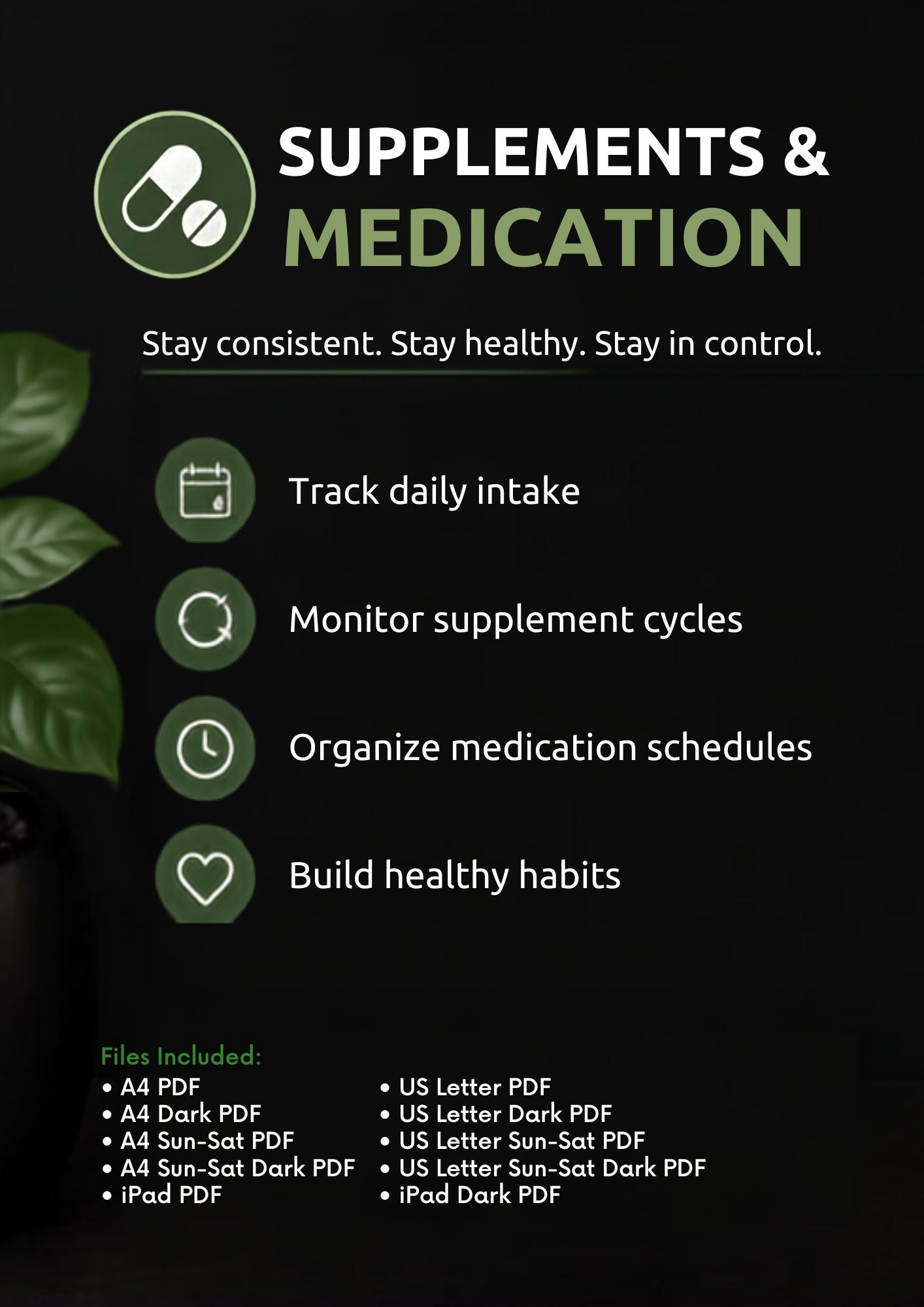 💊 Supplements & Medication