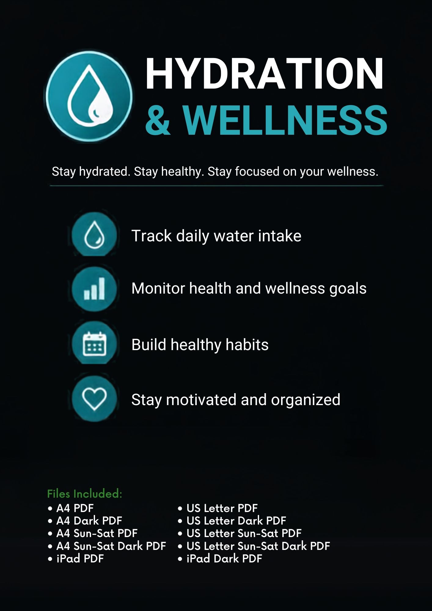 💧 Hydration & Wellness