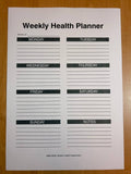Weekly Health Planner