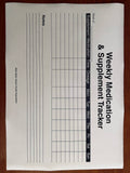 Weekly Medication & Supplement Tracker